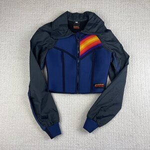 Bare Vintage 80s Women’s Sz 8 Wetsuit Iconic 80s Surf Scuba Top Blue Black